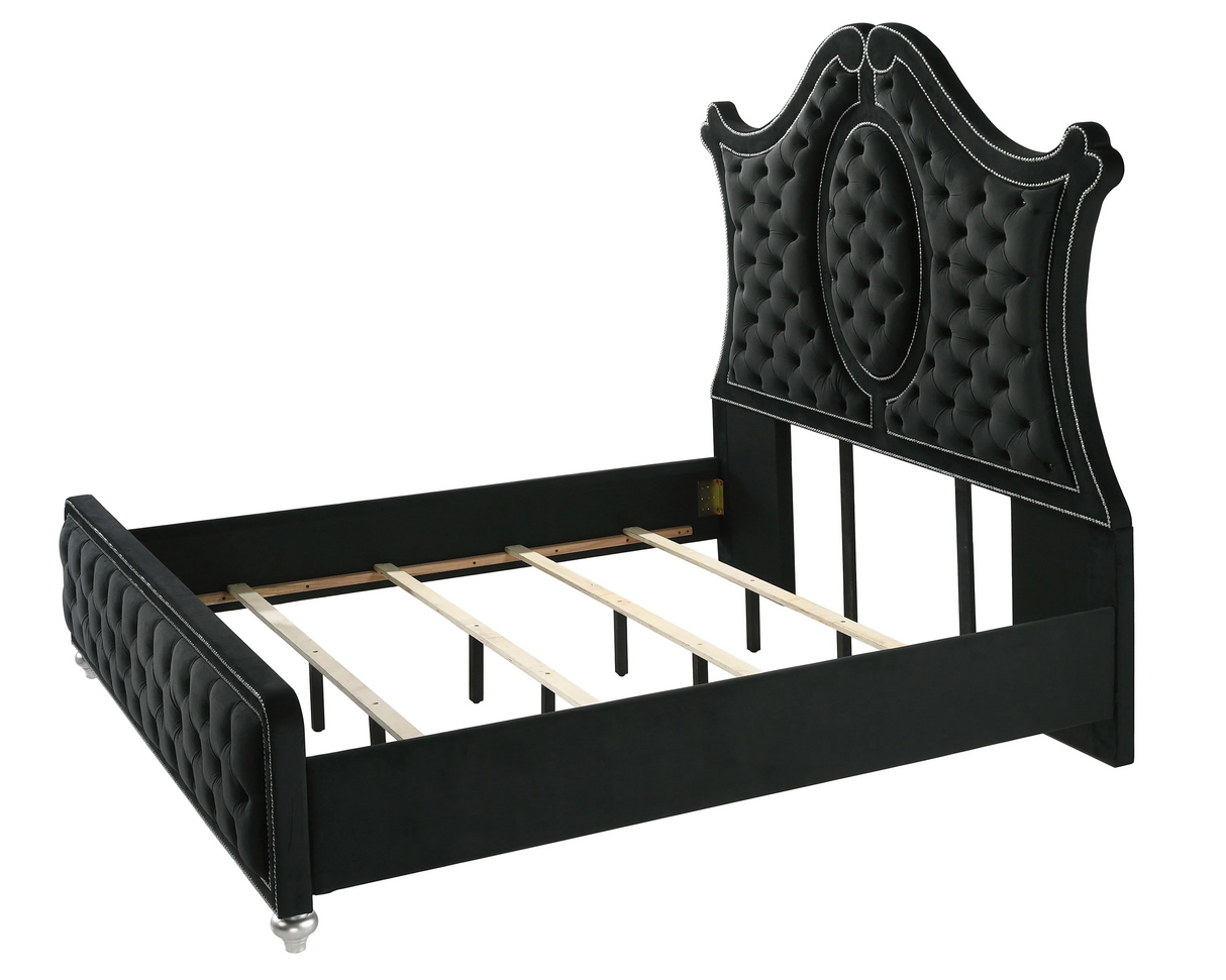Cameo Black Panel Bedroom Set - Modern Furniture Tampa