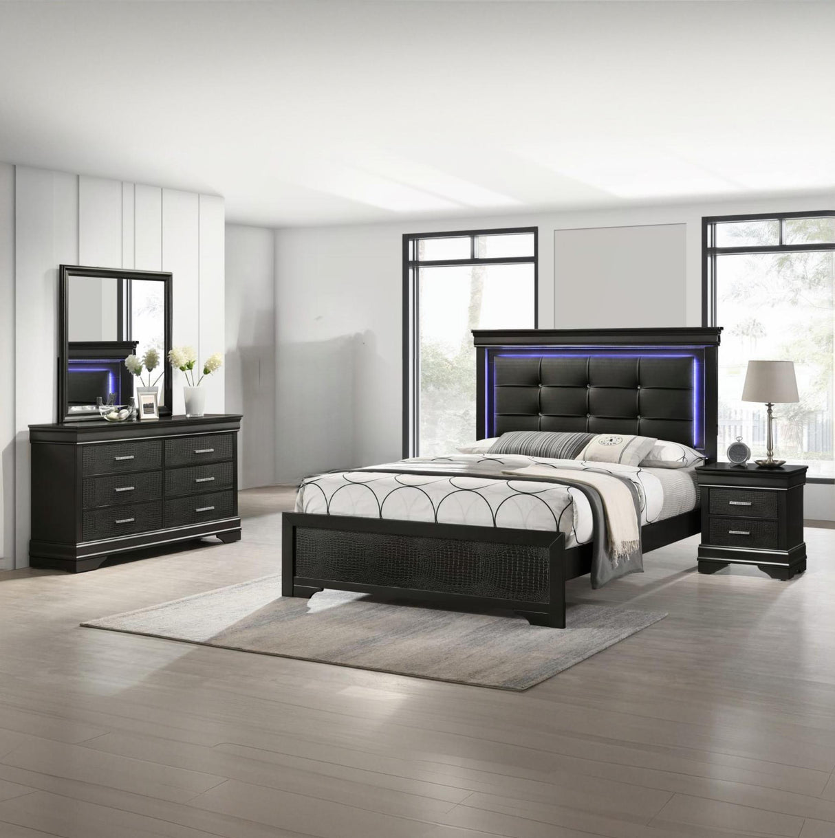Stone 4-Piece Bedroom Set - Tampa