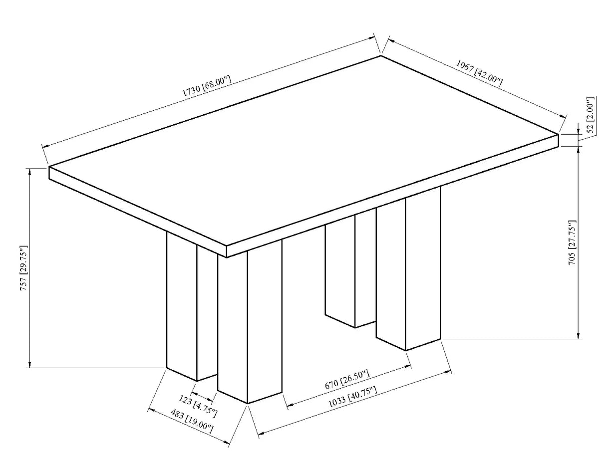 Parkside Dining Group - Faux Marble Top | Ocean Furniture Tampa