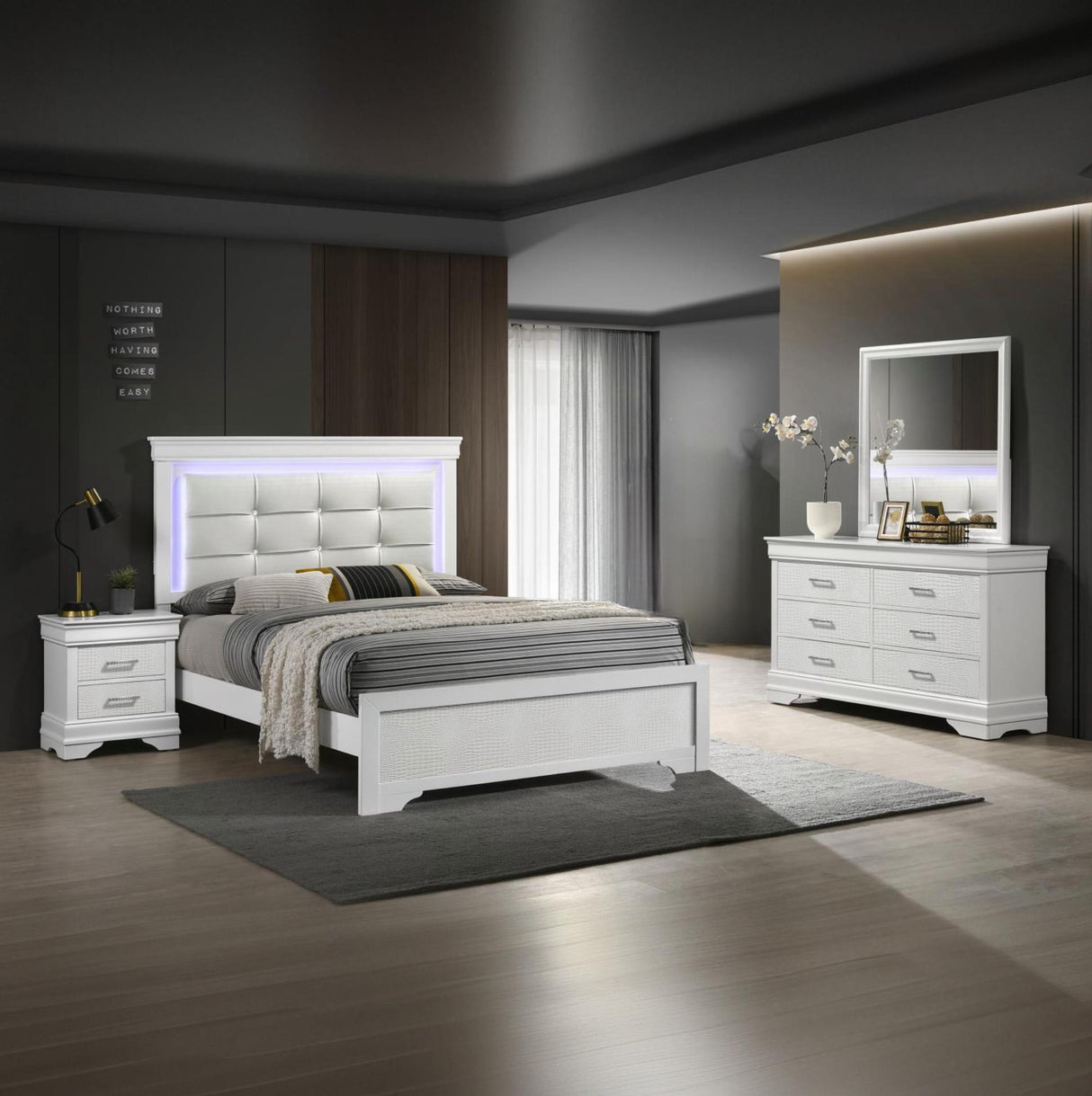 Perla 4-Piece Bedroom Set - Tampa