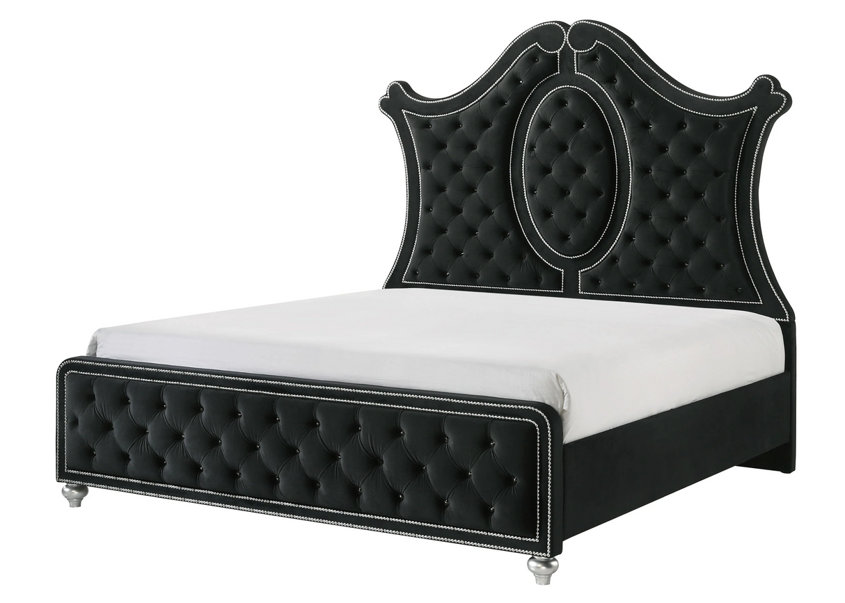 Cameo Black Panel Bedroom Set - Modern Furniture Tampa