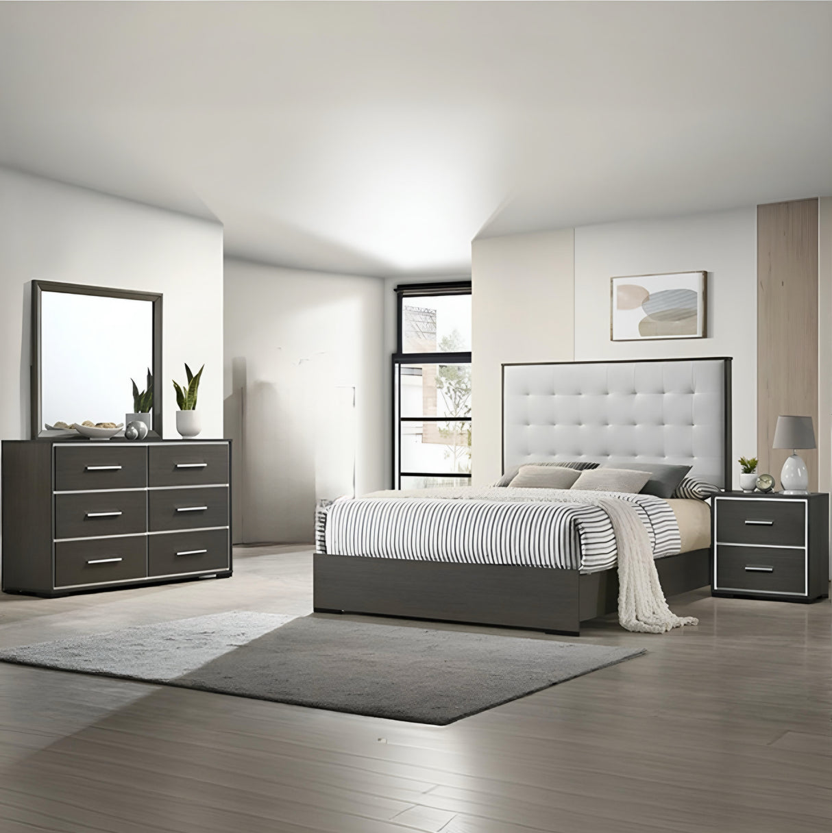 Sharpe 4-Piece Bedroom Set - Furniture Store