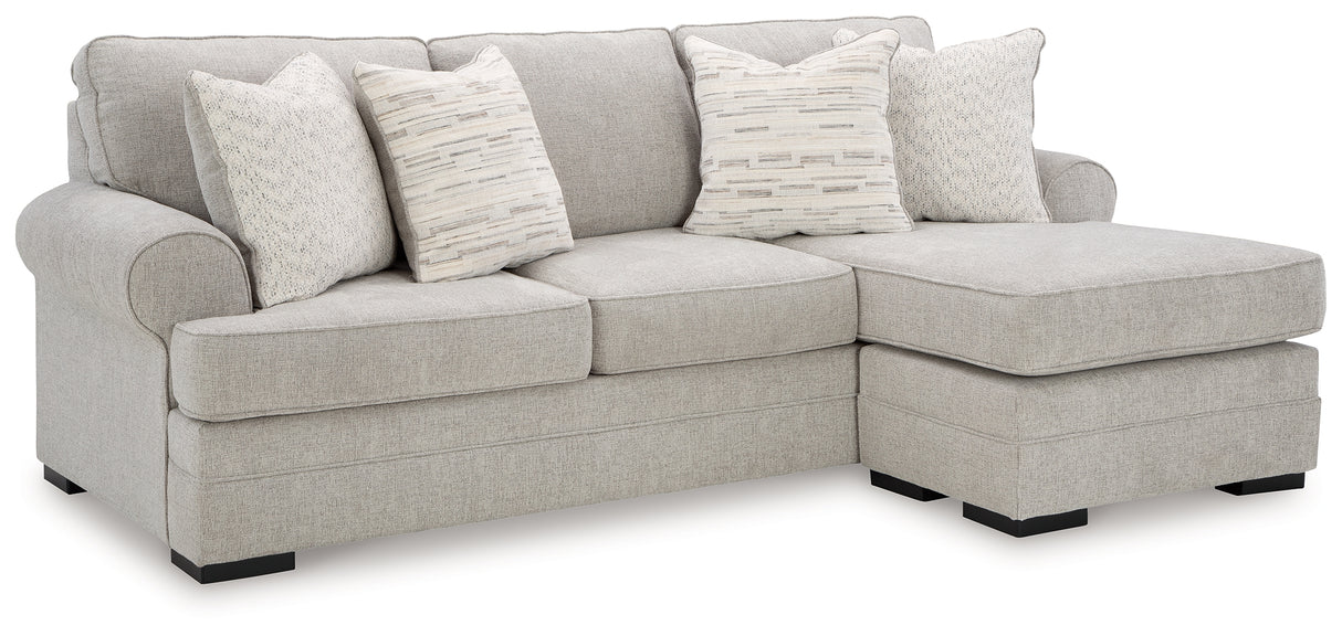 Eastonbridge Reversible Sofa Chaise in Pebble | Sectional Set in Tampa, Orlando & Fort Myers