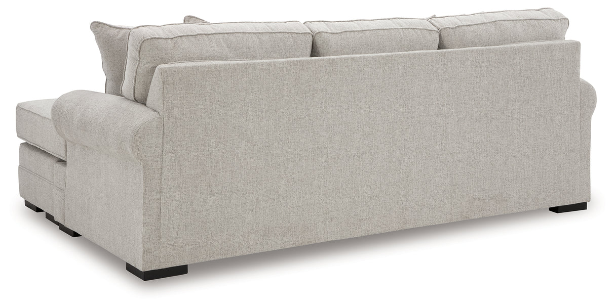 Eastonbridge Reversible Sofa Chaise in Pebble | Sectional Set in Tampa, Orlando & Fort Myers