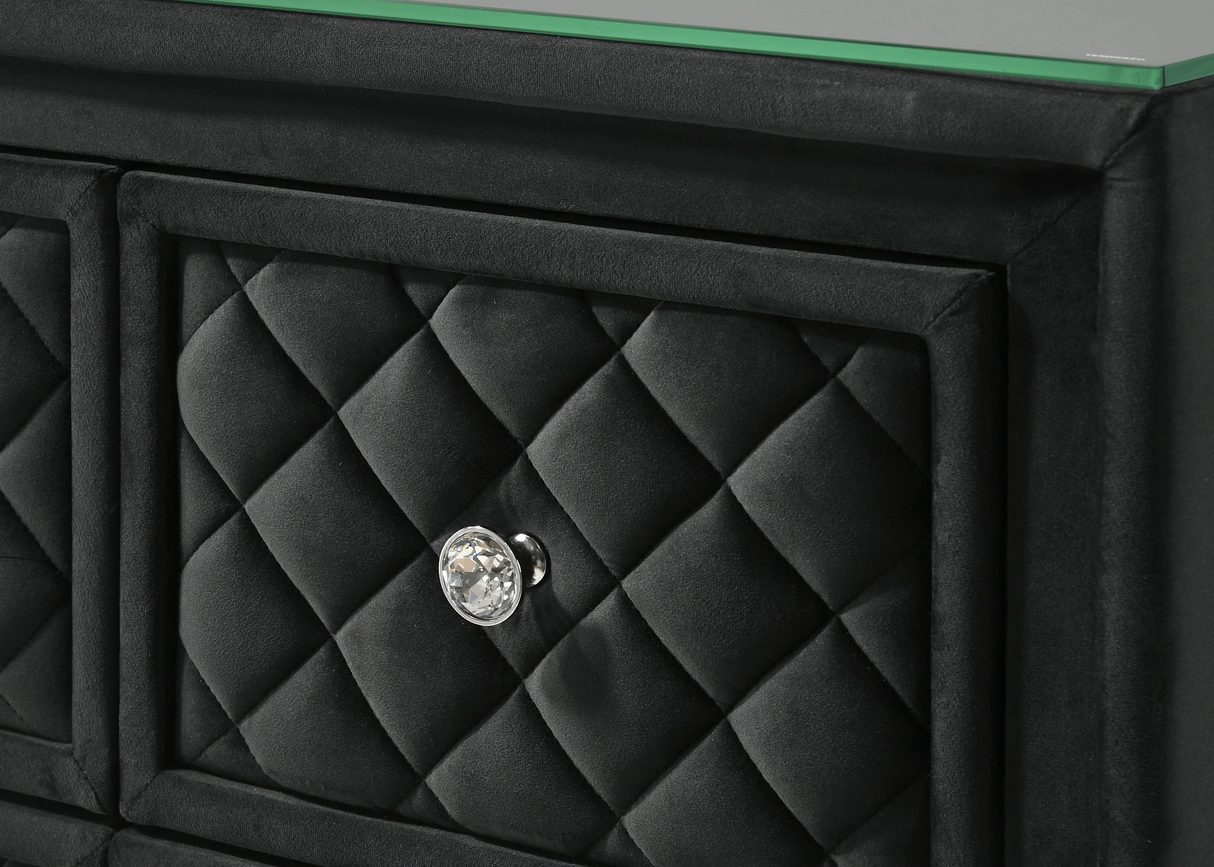 Cameo Black Panel Bedroom Set - Modern Furniture Tampa