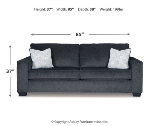 Altari Queen Sofa Sleeper in Slate | Tampa, Orlando & Fort Myers