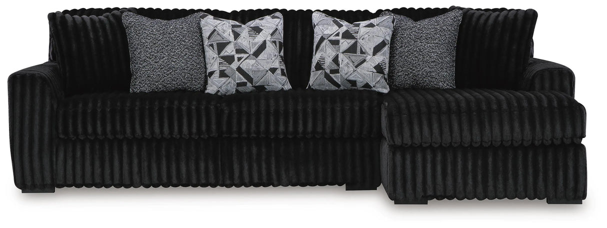 Midnight-Madness Corduroy Sectional Set | Tampa, Orlando & Fort Myers | From $1,199