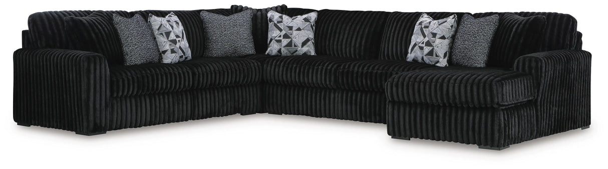 Midnight-Madness Corduroy Sectional Set | Tampa, Orlando & Fort Myers | From $1,199