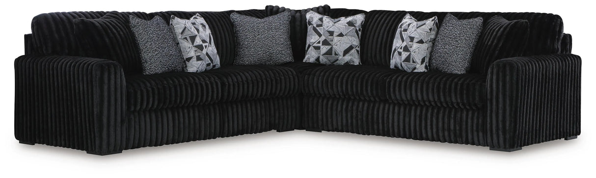 Midnight-Madness Corduroy Sectional Set | Tampa, Orlando & Fort Myers | From $1,199