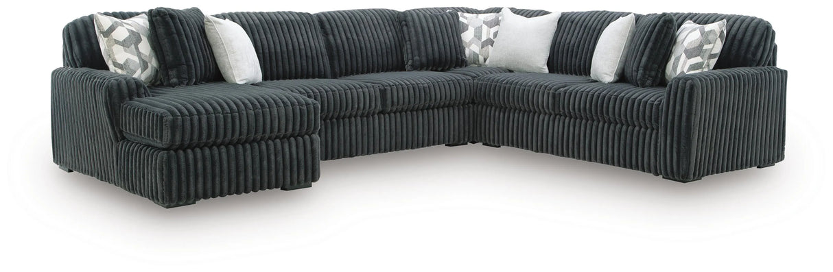 Midnight-Madness Corduroy Sectional Set | Tampa, Orlando & Fort Myers | From $1,199