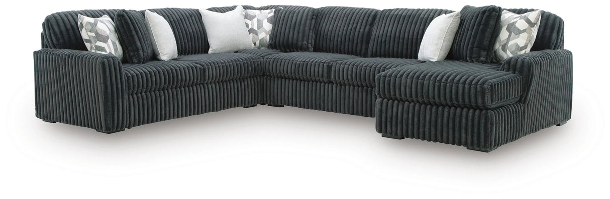 Midnight-Madness Corduroy Sectional Set | Tampa, Orlando & Fort Myers | From $1,199