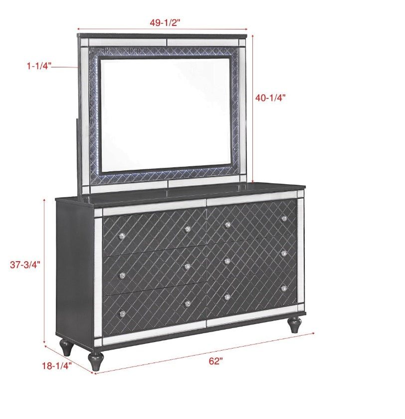 Refino 4-Piece Bedroom Set - Furniture Store