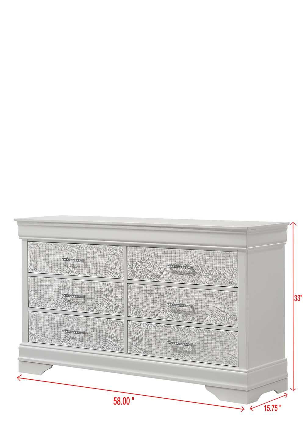 Perla 4-Piece Bedroom Set - Tampa