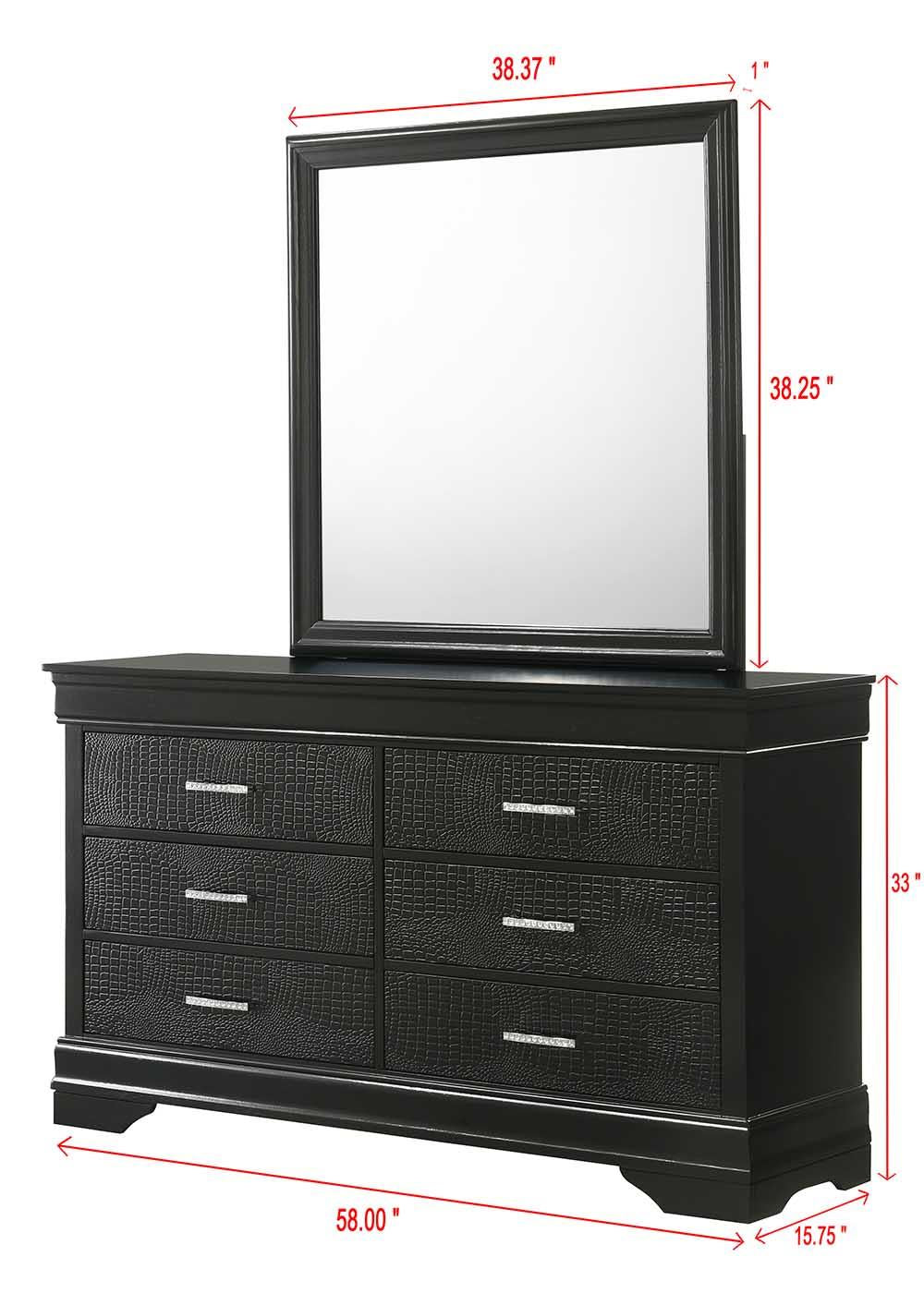 Stone 4-Piece Bedroom Set - Tampa