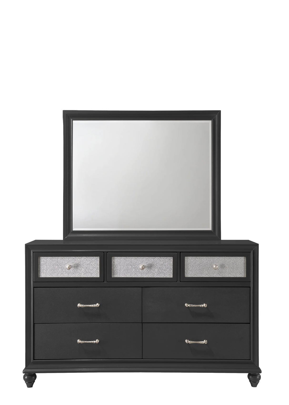 Lila 4-Piece Bedroom Set - Black - Ocean Furniture Tampa