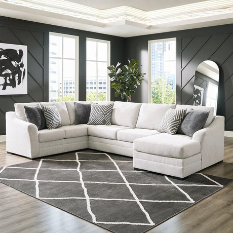 Koralynn 3-Piece Sectional with Chaise - Performance Fabric | Furniture Store