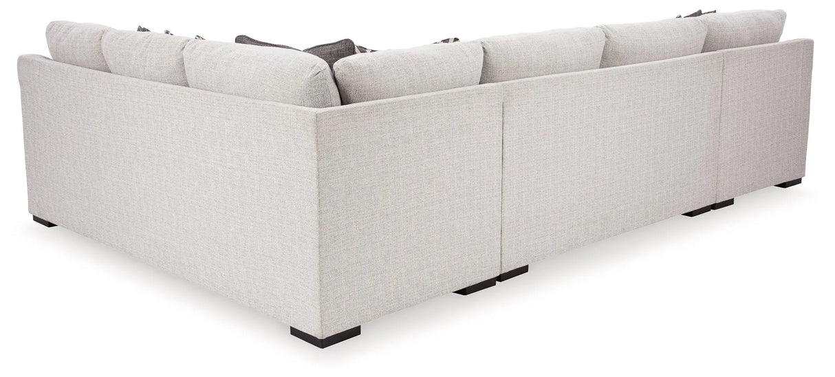 Koralynn 3-Piece Sectional with Chaise - Performance Fabric | Furniture Store