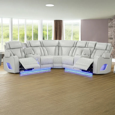 Fortuner Ice Power Reclining Sectional - Ocean Furniture Tampa