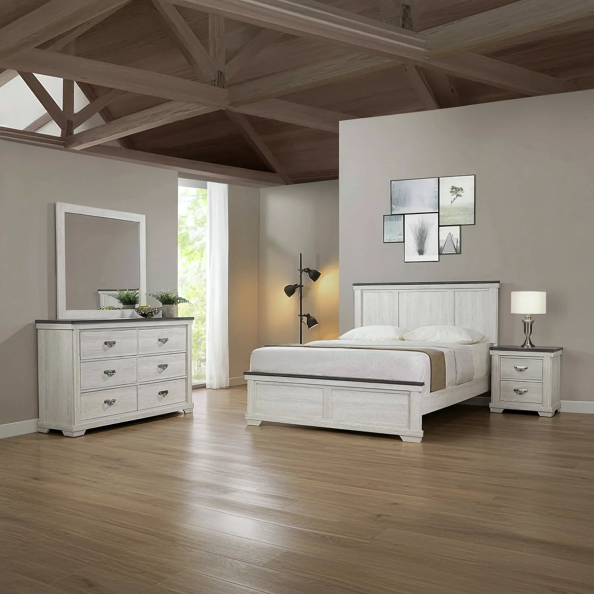 Leighton Bedroom Set - Transitional Style | Ocean Furniture Tampa
