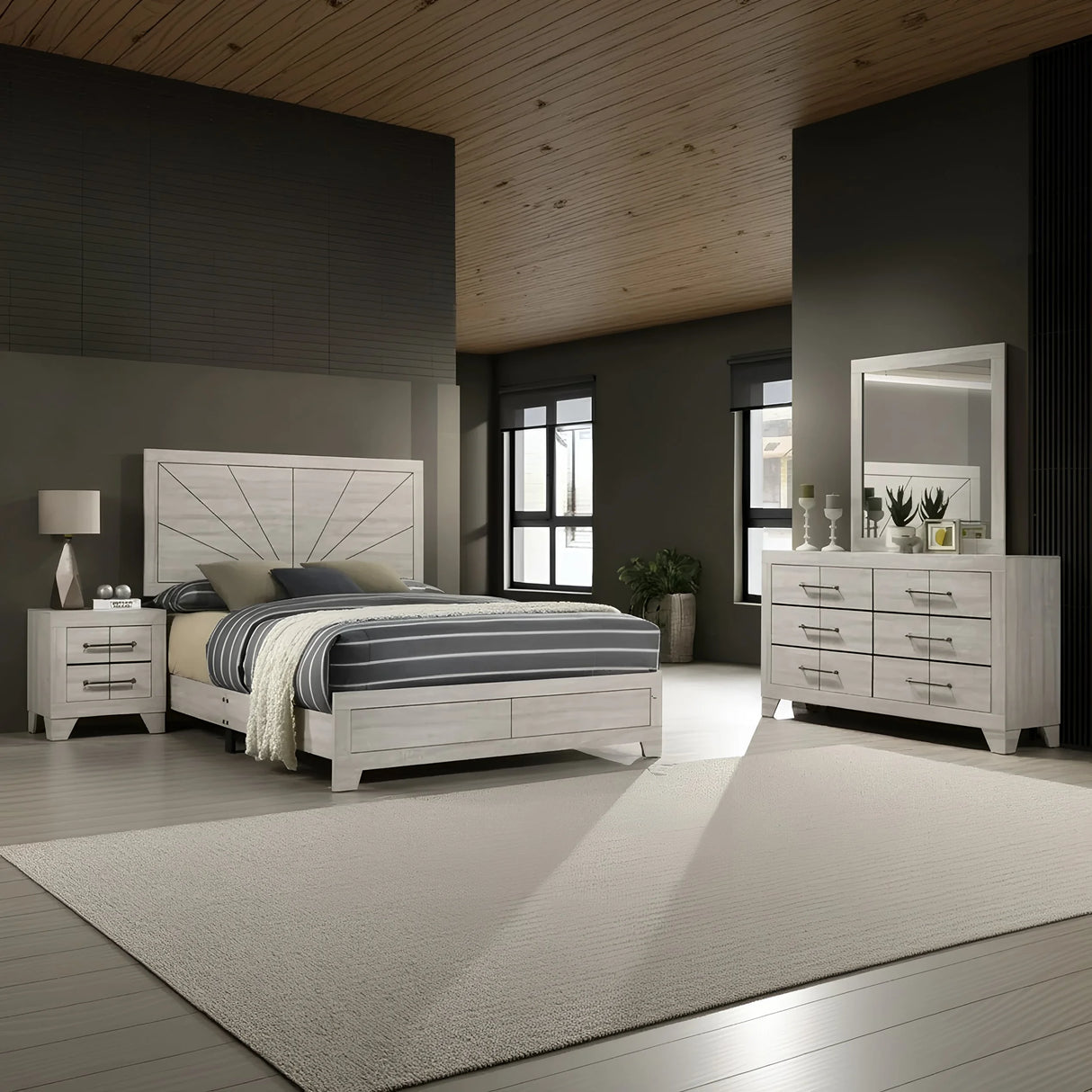Lyla Queen Bedroom Set - Modern Furniture Tampa