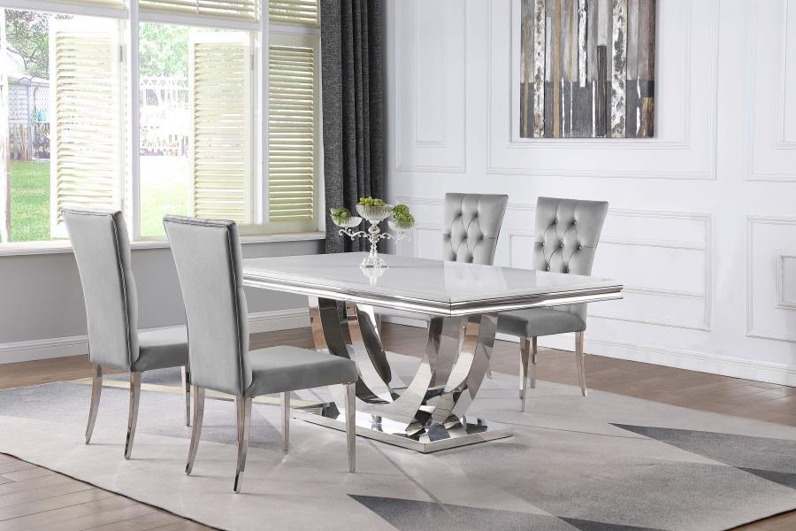 Kerwin Marble Dining Set - Furniture Store