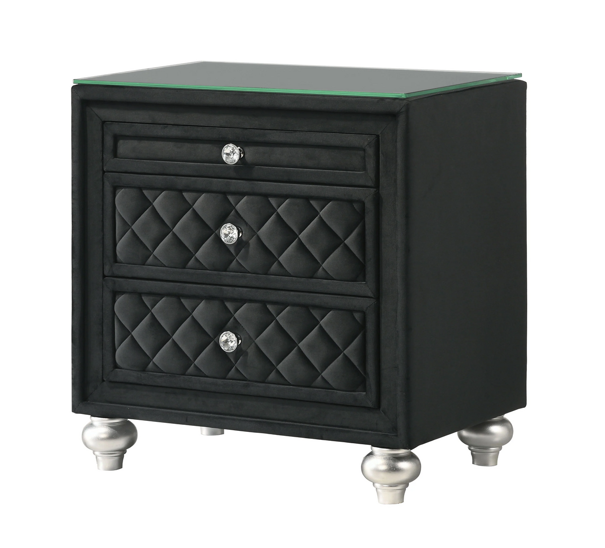 Cameo Black Panel Bedroom Set - Modern Furniture Tampa