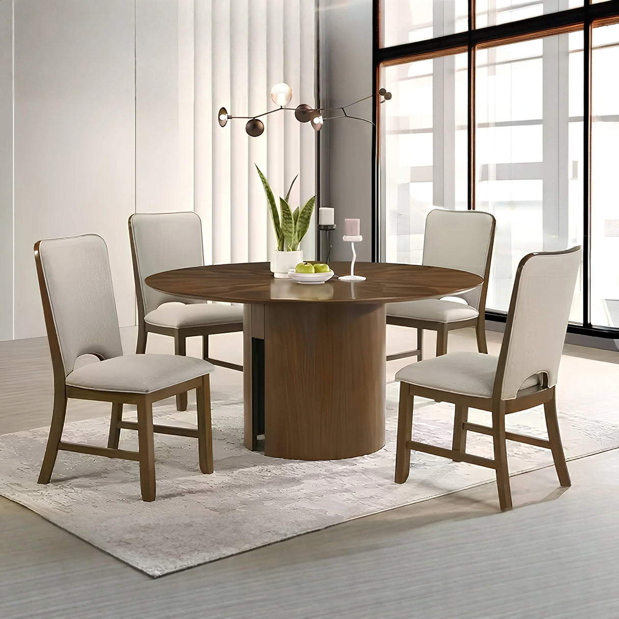 Shari 5-Piece Round Dining Set | Furniture Store in Tampa, Orlando & Fort Myers | $999