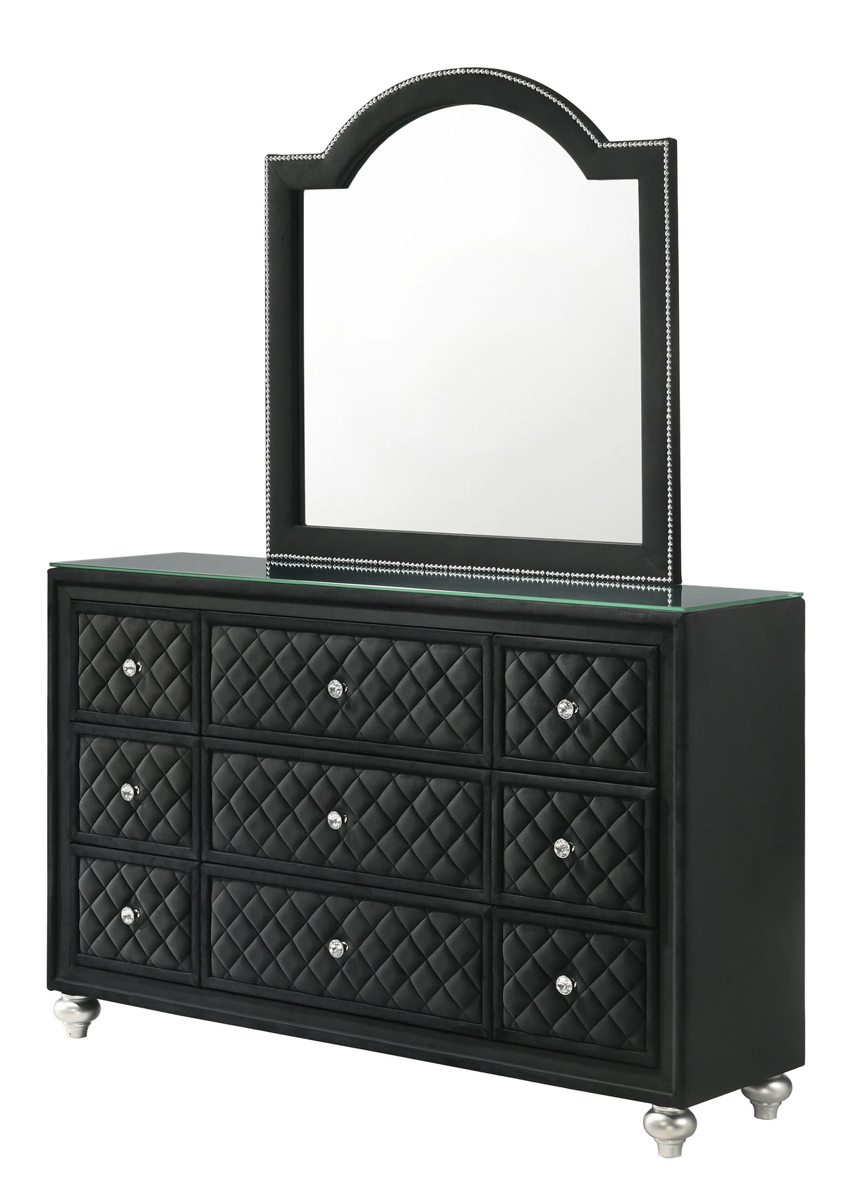 Cameo Black Panel Bedroom Set - Modern Furniture Tampa