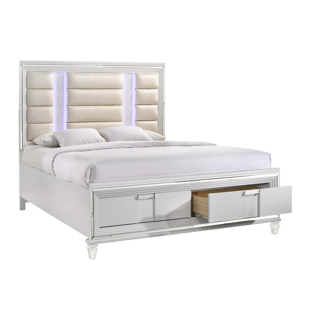 Gina Modern Storage Bedroom Set | Tampa, Orlando & Fort Myers Store