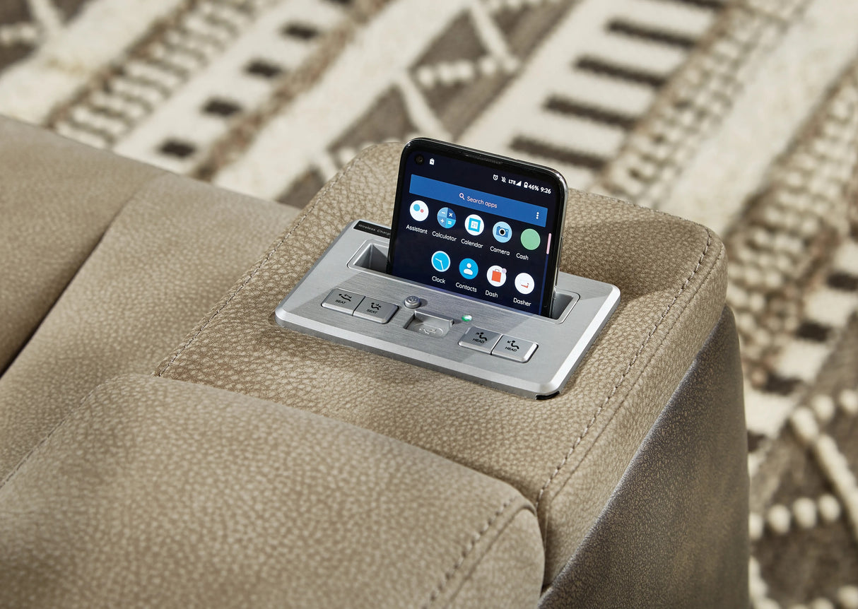 Next-Gen DuraPella Power Reclining Sectional Set in Tampa Orlando Fort Myer