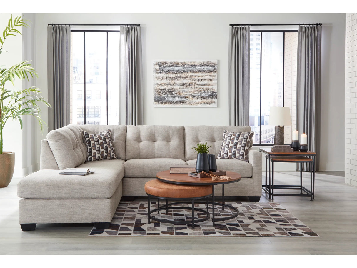 Mahoney Sectional with Chaise - Furniture Store