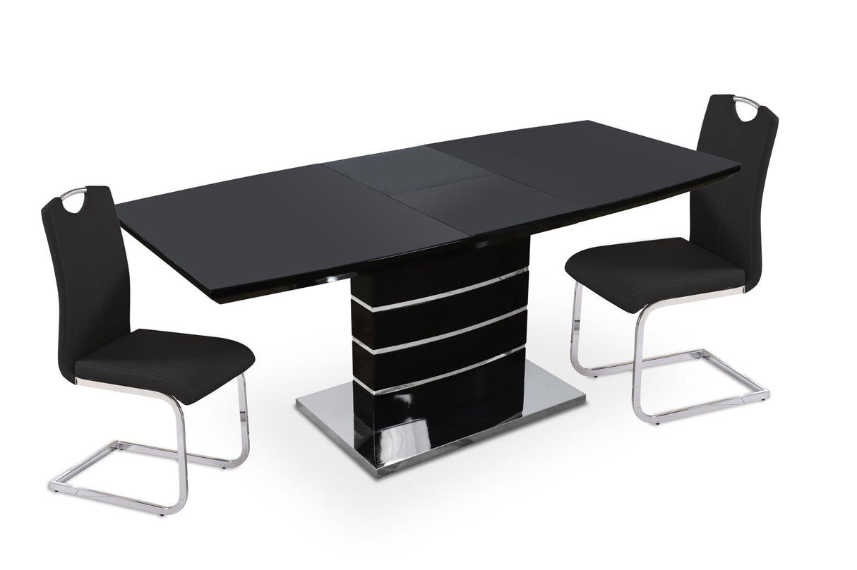 Glissand High Gloss Dining Set | Furniture Store in Tampa, Orlando & Fort Myers | $999