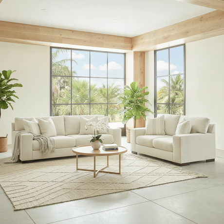 Sofá y Loveseat Maggie: Estilo Costero Moderno para Tu Hogar en Orlando y Kissimmee | Ocean Furniture