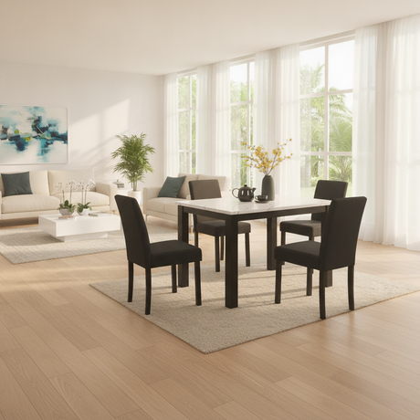 Juego de Comedor Resia 5 Piezas en Tampa: Estilo Moderno y Financiamiento Fácil | Ocean Furniture