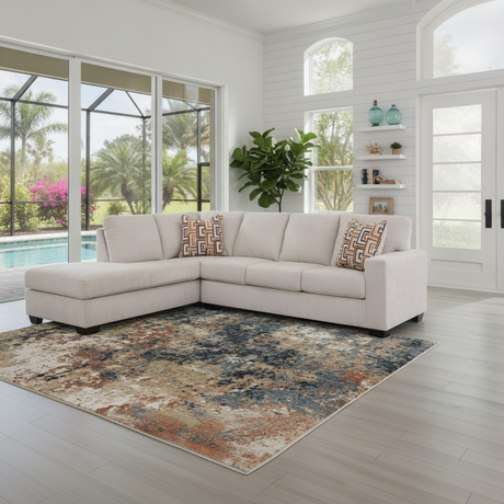 Seccional Aviemore en Orlando: Estilo Costero Moderno y Financiamiento Flexible en Ocean Furniture