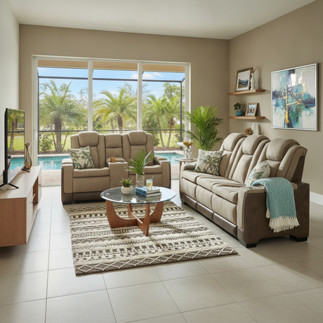 Seccional Next-Gen DuraPella Power Reclining: Lujo Moderno en Orlando
