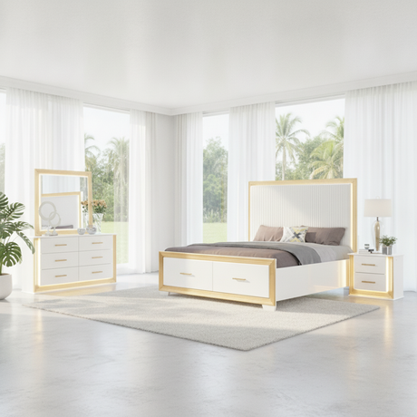 Obsession Luxury LED: Juego de Dormitorio en Tampa | Ocean Furniture