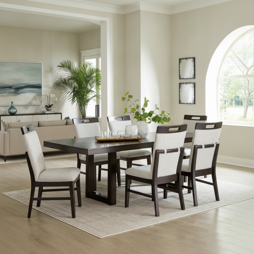 Neymorton 7-Piece Butterfly Extension Dining Set Tampa | Ocean Furniture