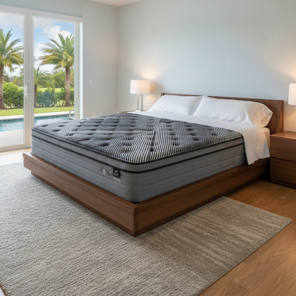 Montlake 15" Cool Euro Top Mattress: Your Orlando Coastal Sleep Oasis | Ocean Furniture