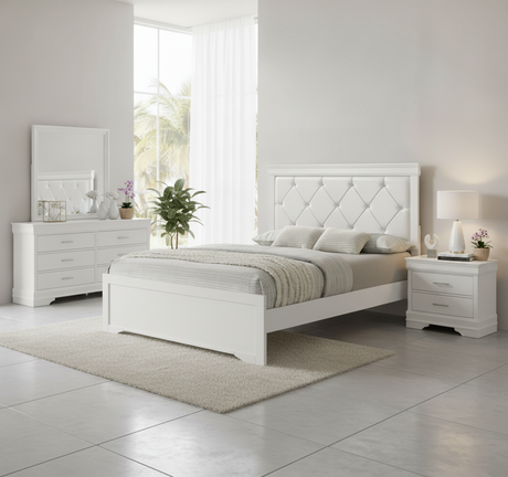 Juego de Dormitorio Amalia en Fort Myers: Lujo y Comodidad para su Hogar en Florida