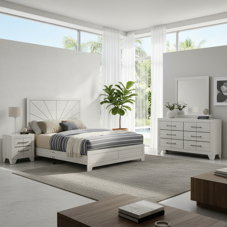 Lyla Queen Bedroom Set Tampa: Modern 4-Piece Style for Your Florida Home | Ocean Furniture