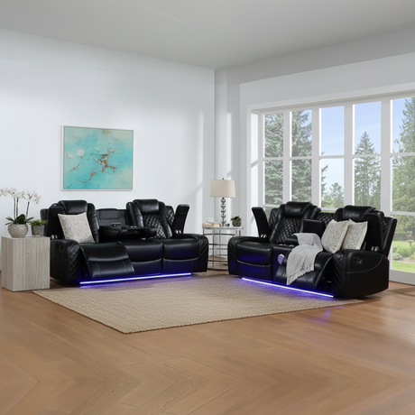 Sofá Reclinable Lexx: Confort, Estilo y Tecnología en Tampa | Ocean Furniture