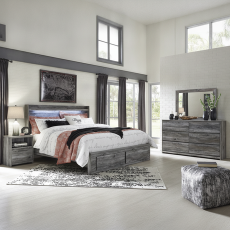 Baystorm Gray Storage Bedroom Set Tampa | Coastal Comfort at Ocean Furniture