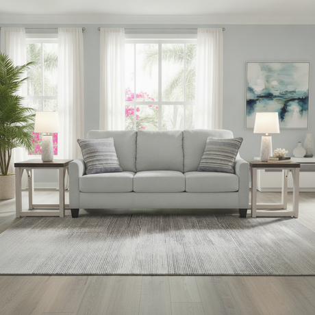 Adlai Queen Sofa Sleeper Shadow Tampa: Versatile Comfort & Financing at Ocean Furniture