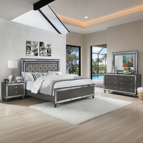 Refino 4-Piece Bedroom Set: Modern Florida Living in Orlando & Kissimmee