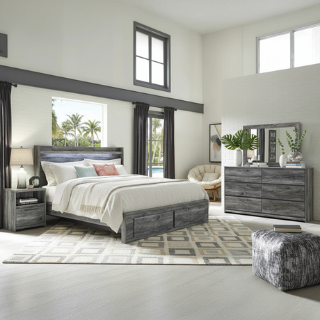 Baystorm Gray Storage Bedroom Set Orlando: Coastal Style & Smart Financing at Ocean Furniture
