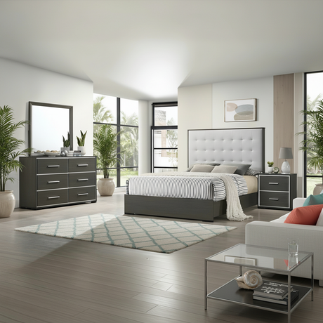 Sharpe 4-Piece Bedroom Set Tampa | Modern & Affordable at Ocean Furniture