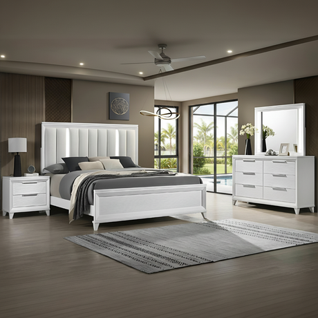 Cressida 4-Pc Bedroom Set: Orlando's Coastal Style Upgrade at Ocean Furniture