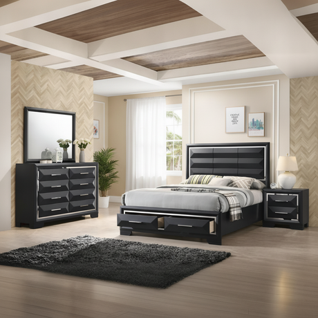 Juego de Dormitorio Lizz 4 Piezas: Estilo Costero Moderno en Orlando | Ocean Furniture