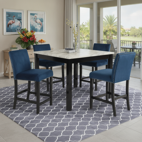 Renueva tu Hogar en Orlando: Descubre el Set de Comedor Mark 5 Piezas de Ocean Furniture